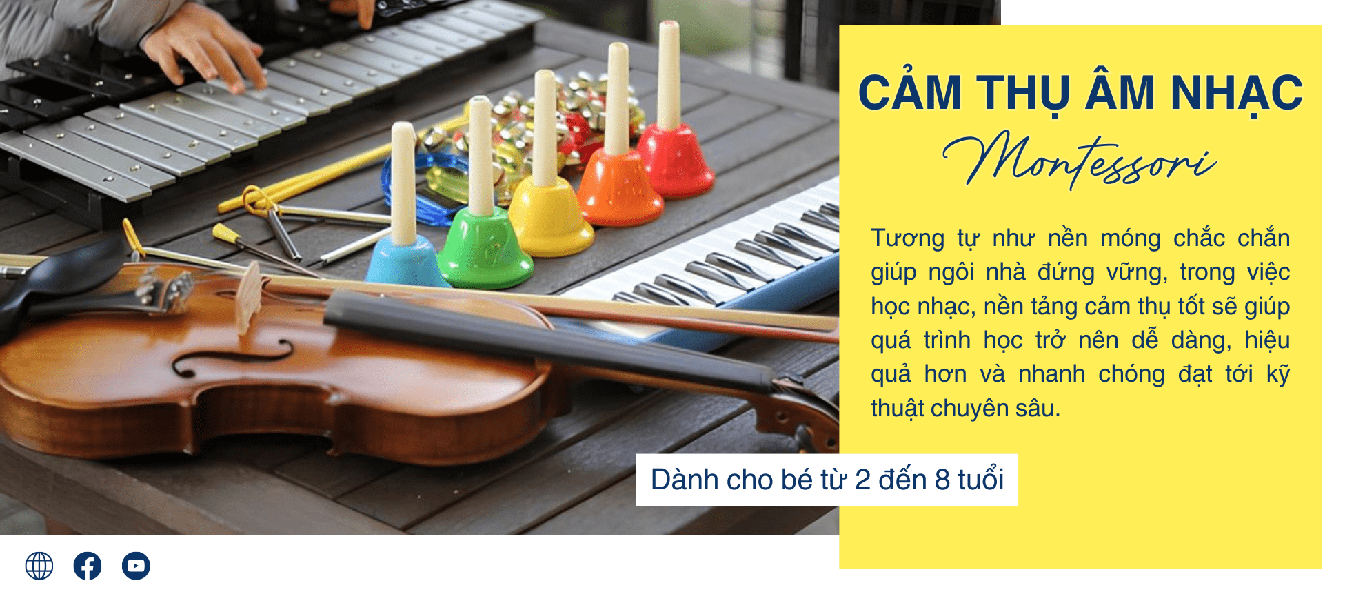 Cảm thụ âm nhạc Montessori